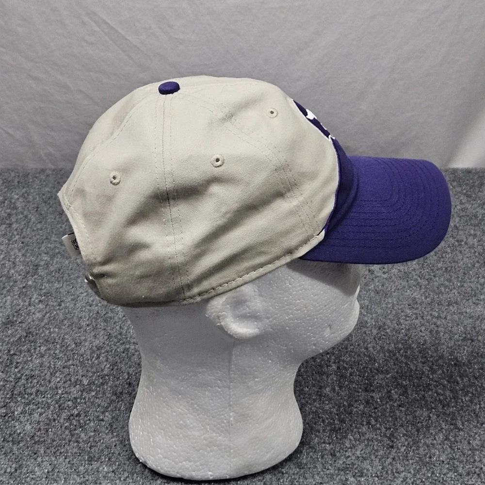 Minnesota Vikings Hat Women OSFM Tan Purple‎ New Era 9TWENTY EST 1961 NFL Cap